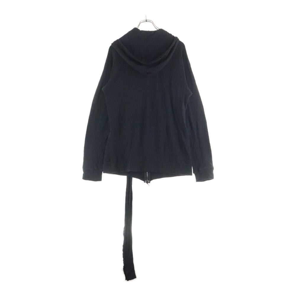 UNDERCOVER(アンダーカバー) 06AW GURUGURU期 グルグル ストール付き フーデッドジップアップパーカー フーディー ブラック 6A227-CS3
