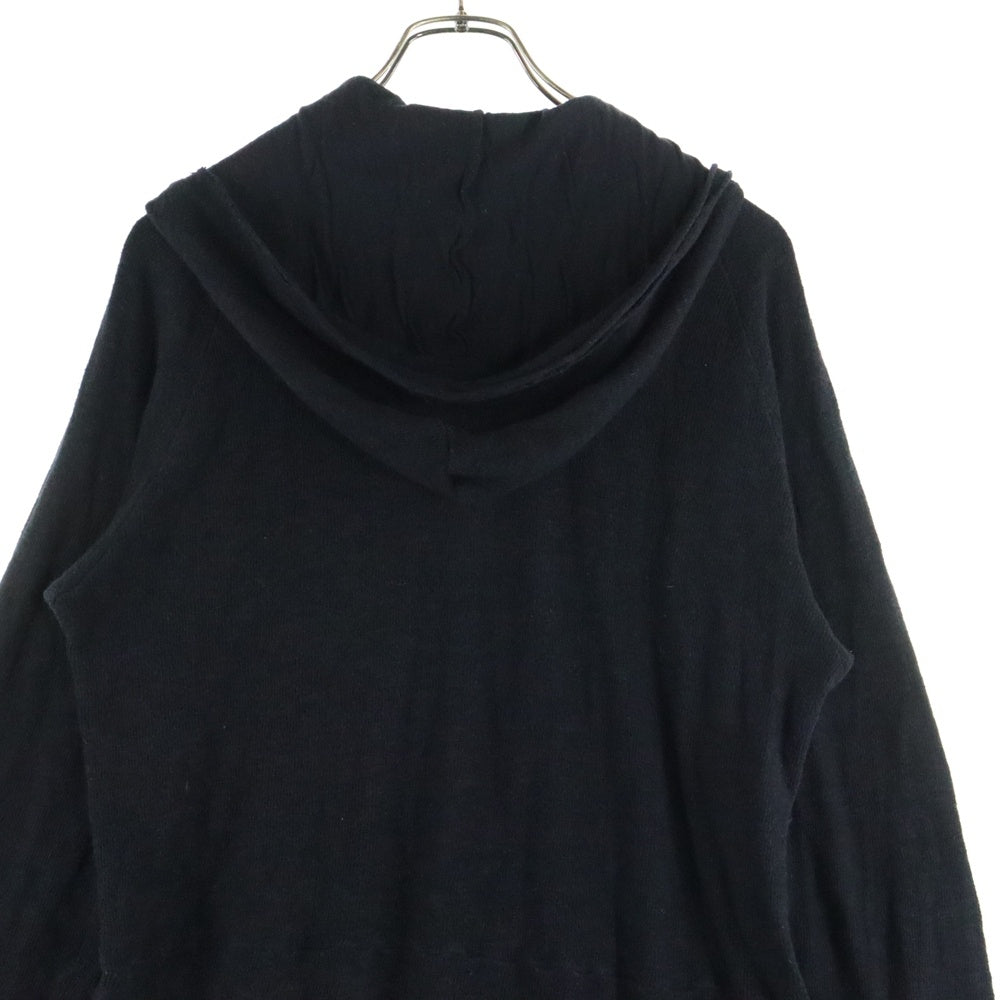 UNDERCOVER(アンダーカバー) 06AW GURUGURU期 グルグル ストール付き フーデッドジップアップパーカー フーディー ブラック 6A227-CS3