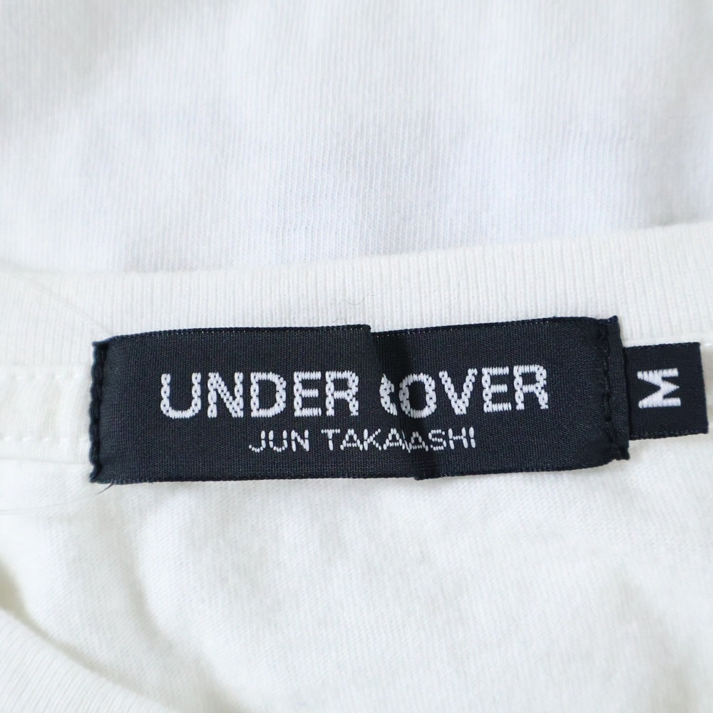 UNDERCOVER(アンダーカバー) ×HELLO KITTY ハロー キティ フロントプリント クルーネック半袖Tシャツ カットソー ホワイト