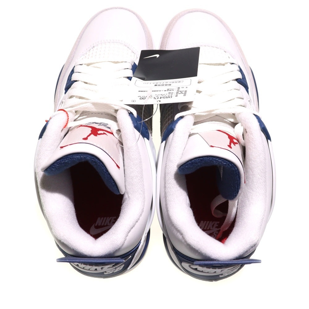 NIKE SB(ナイキエスビー) AIR JORDAN 4 RETRO SP エアジョーダン 4 レトロ ハイカットスニーカー ホワイト/ネイビー US8/26cm DR5415-100