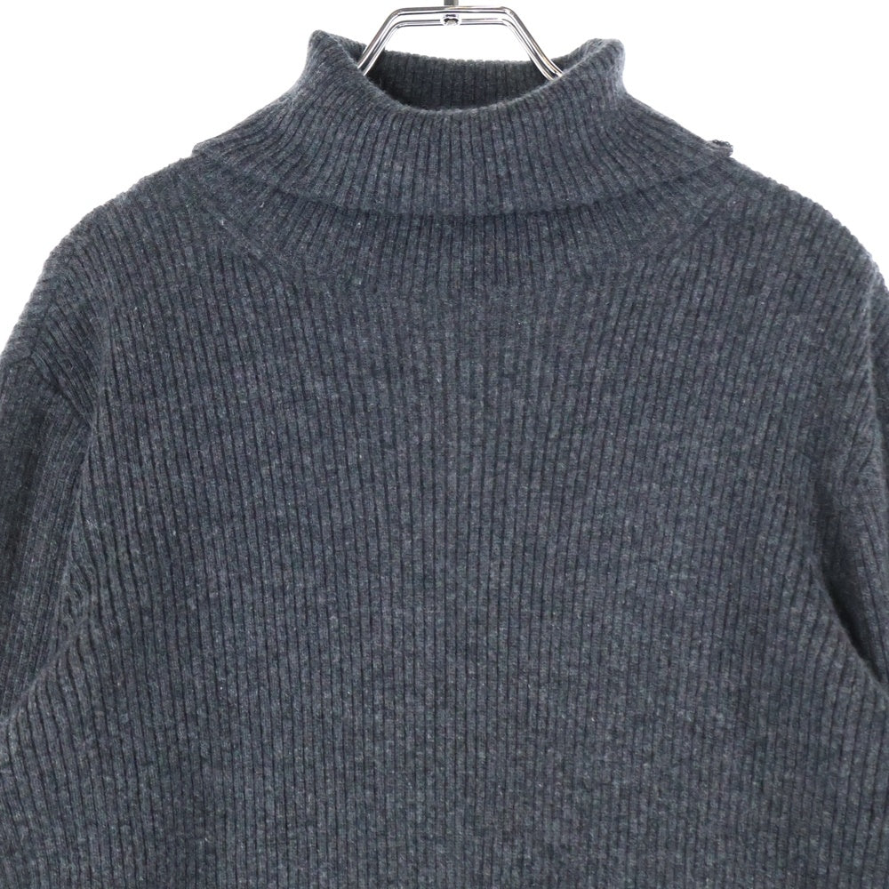 NUMBER (N)INE(ナンバーナイン) 06AW NOIR期 カシミヤ ハイネック ニット 長袖セーター グレー F06-NK008