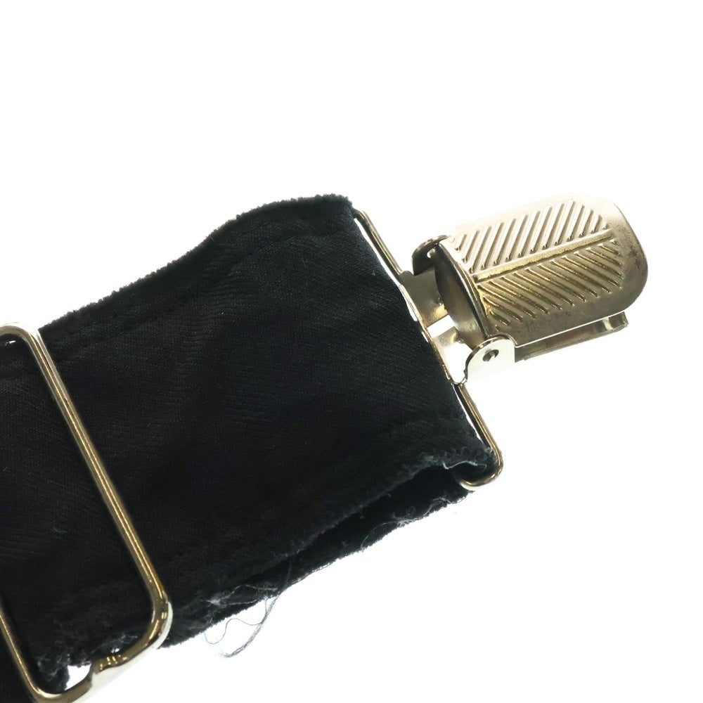BLACK COMME des GARCONS(ブラックコムデギャルソン) 19SS AD2020 ポリ縮絨 サスペンダー付き ハーネス ブラック 1C-V003