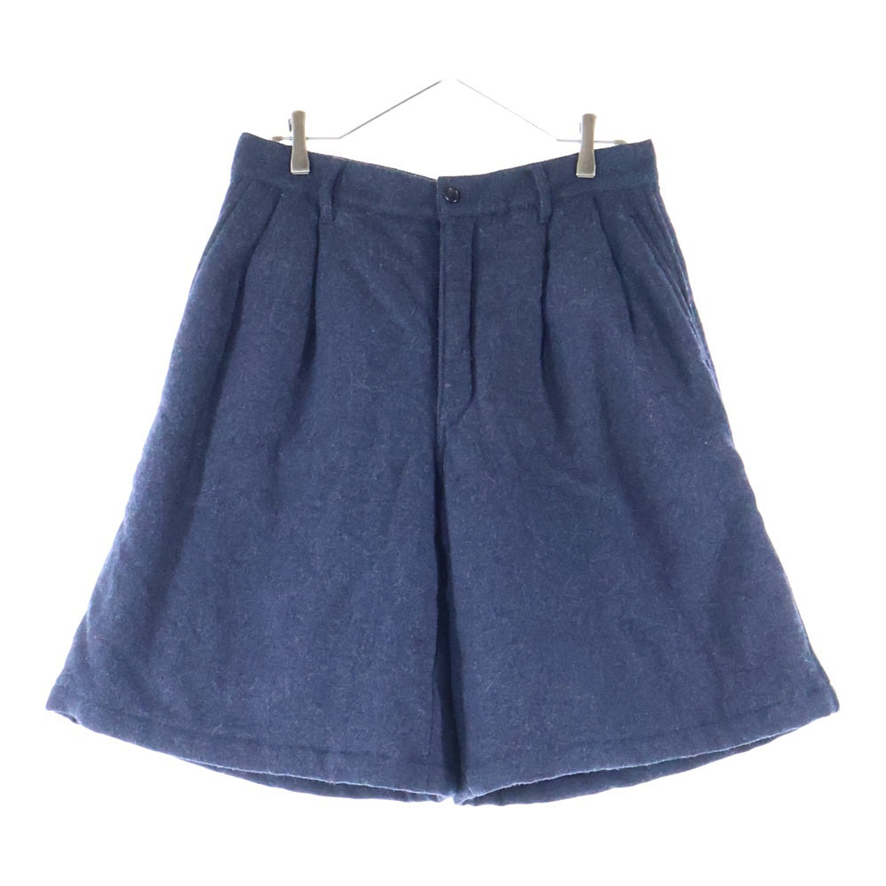 COMME des GARCONS SHIRT(コムデギャルソンシャツ) 中綿 ウールショーツ ハーフパンツ ネイビー FH-P012