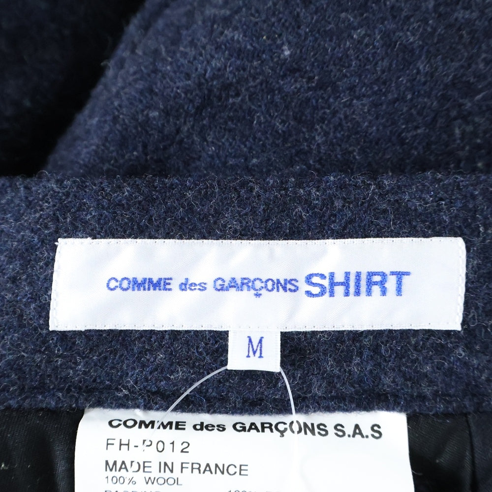 COMME des GARCONS SHIRT(コムデギャルソンシャツ) 中綿 ウールショーツ ハーフパンツ ネイビー FH-P012