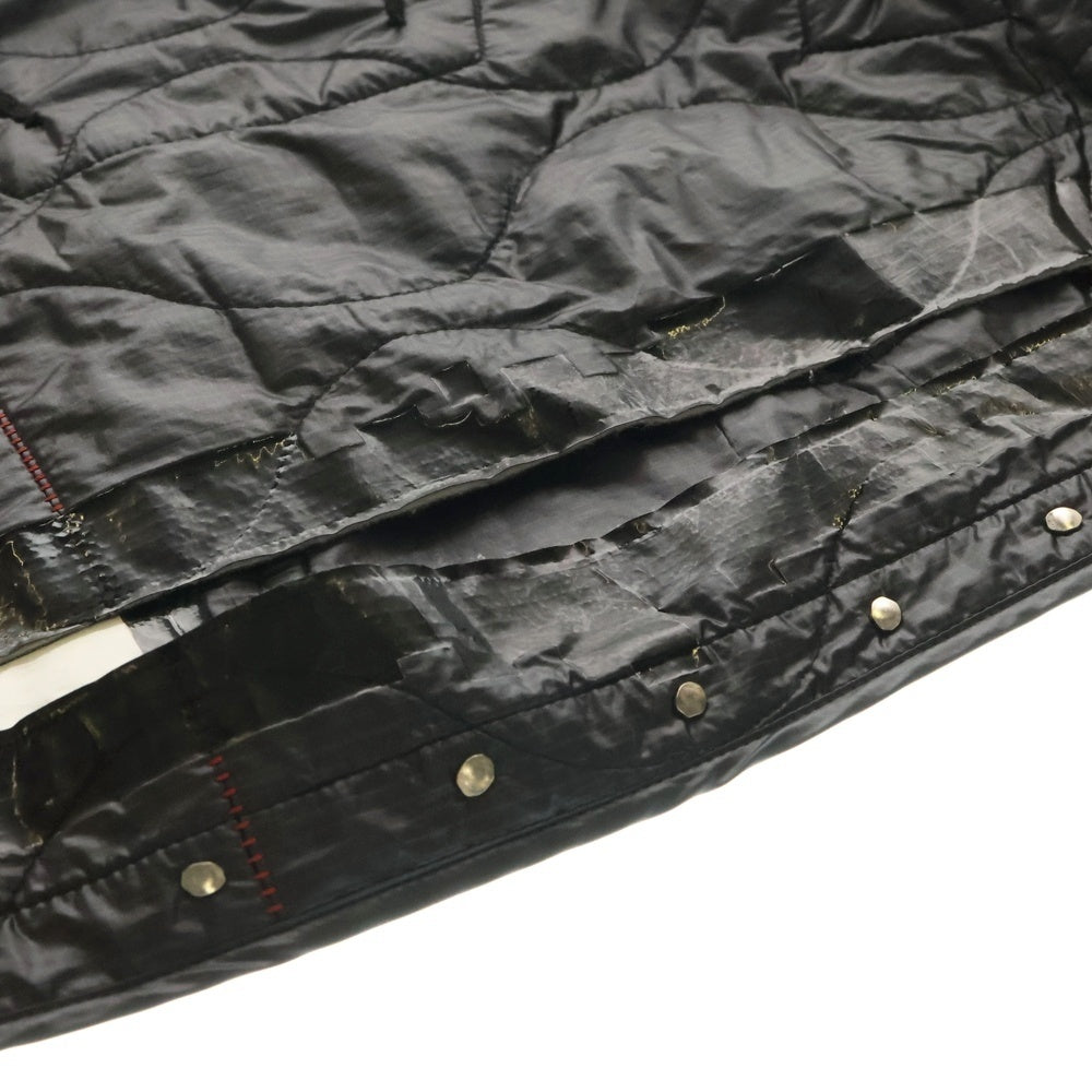 TAKAHIROMIYASHITA The SoloIst.(タカヒロミヤシタザソロイスト) ハンガーカバーデザイン ナイロン ショルダージャケット ブラック sj.0031SS21