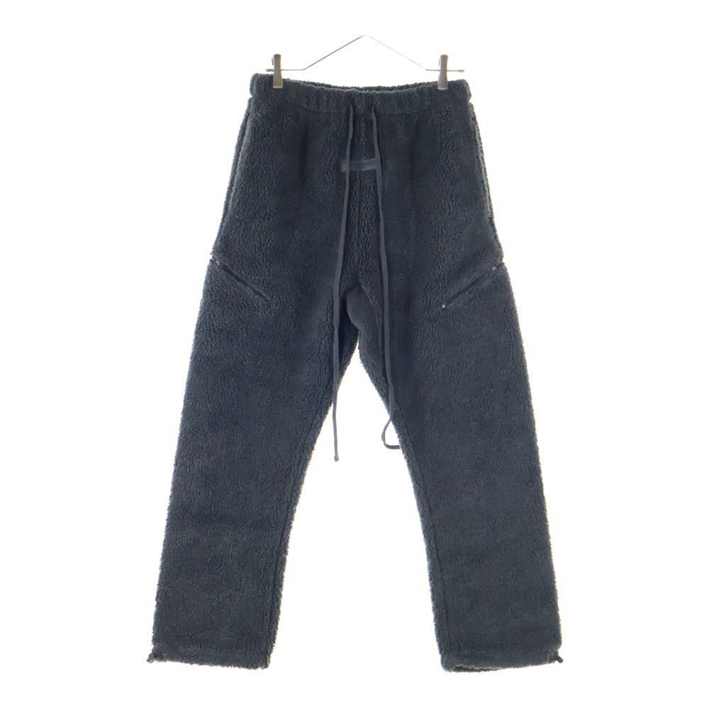 ESSENTIALS FEAR OF GOD(エッセンシャル フィアオブゴッド) POLAR FLEECE PANT ボア フリース ドローコード ジョガーパンツ ブラック