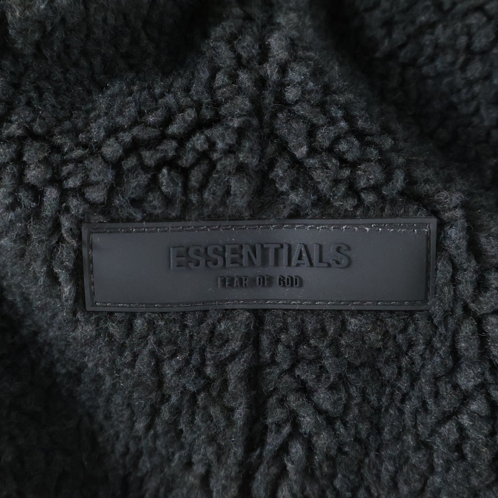 ESSENTIALS FEAR OF GOD(エッセンシャル フィアオブゴッド) POLAR FLEECE PANT ボア フリース ドローコード ジョガーパンツ ブラック