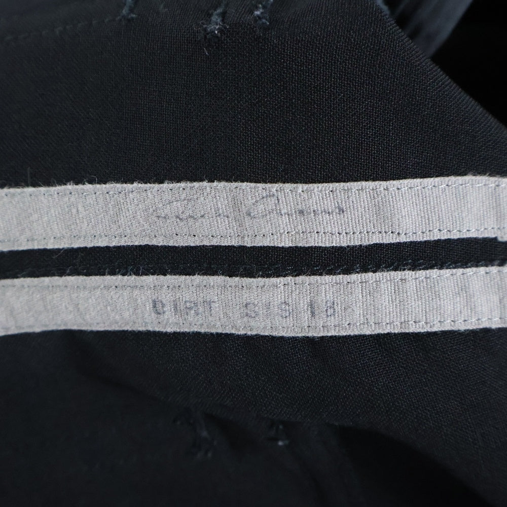 Rick Owens(リックオウエンス) 18SS ドローストリング クロップド サルエルパンツ ブラック RU18S5395-ZL