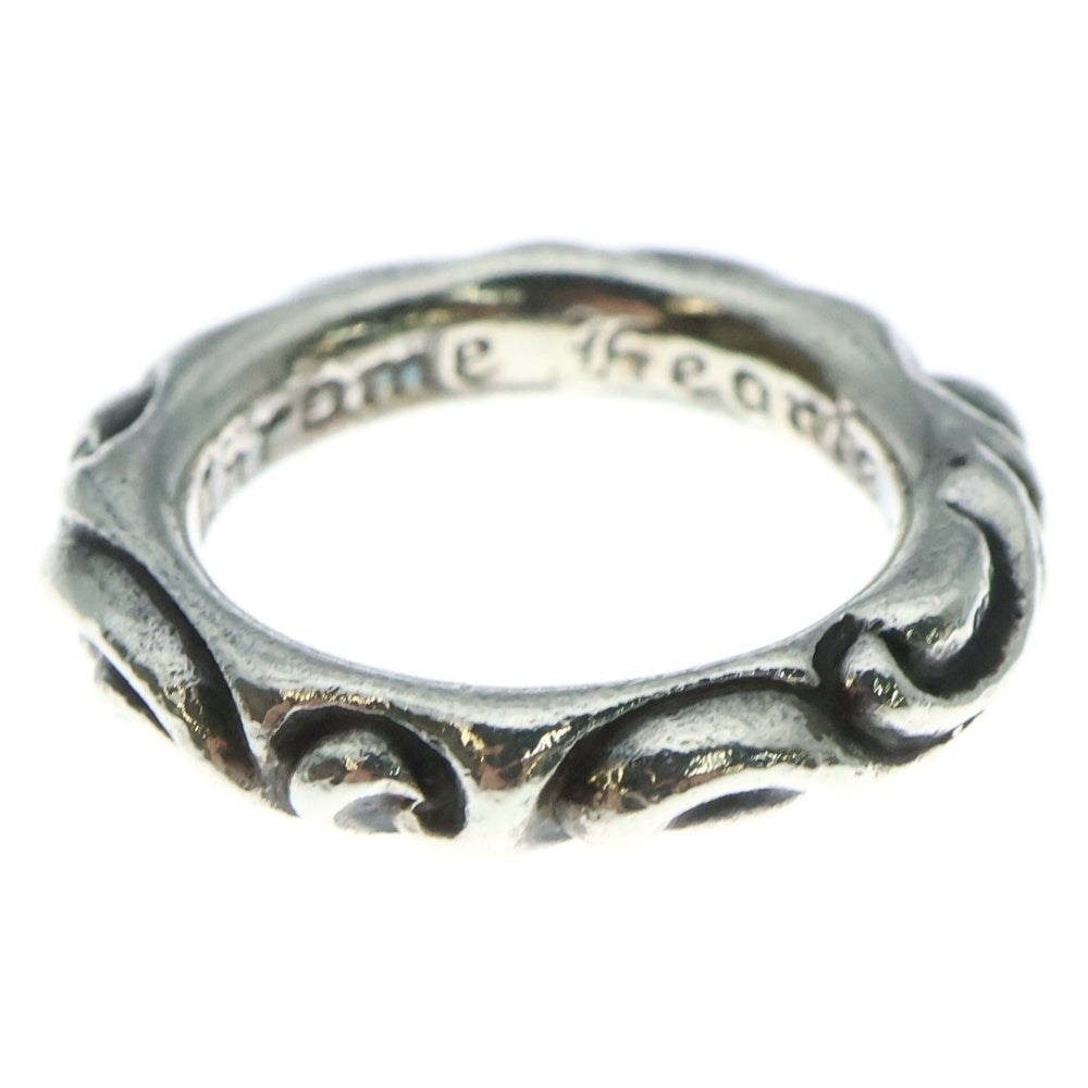 CHROME HEARTS(クロムハーツ) SCRL BAND スクロールバンド リング シルバー BCA351