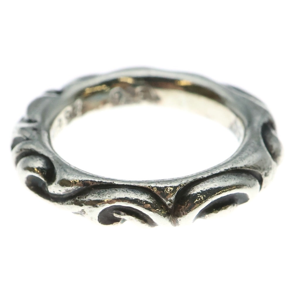 CHROME HEARTS(クロムハーツ) SCRL BAND スクロールバンド リング シルバー BCA351