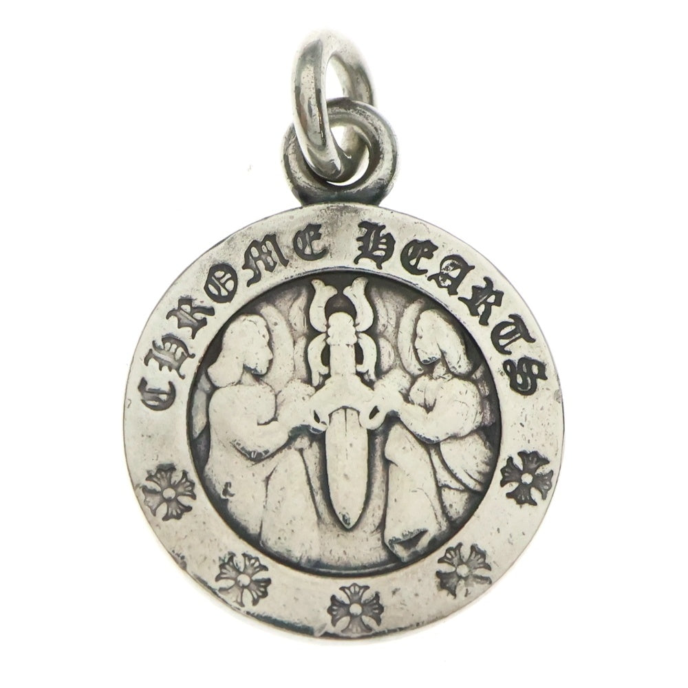 CHROME HEARTS(クロムハーツ) CHRM ANGL MDL V2 エンジェルメダルチャーム ペンダントトップ シルバーBCA229