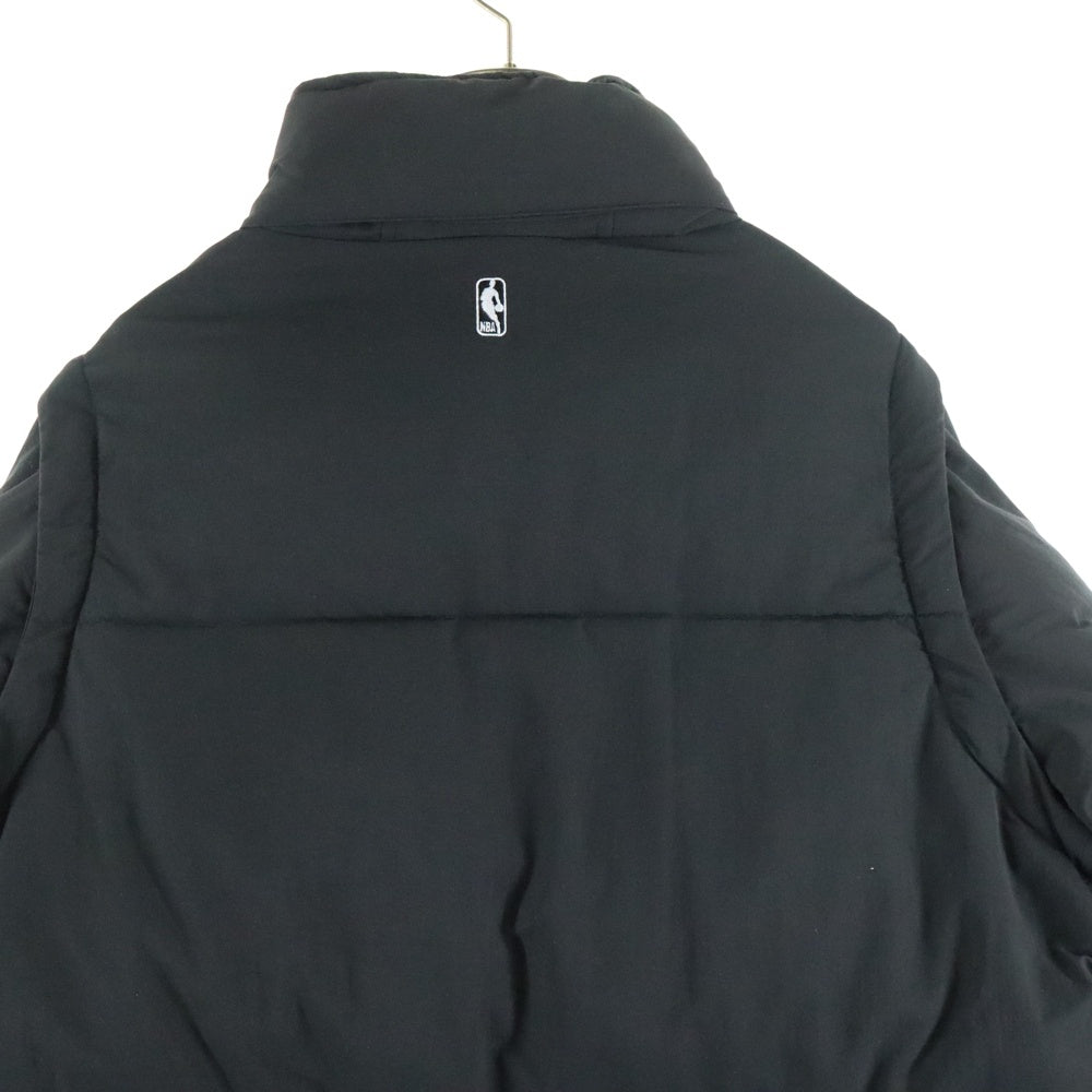 NO BRAND(ノーブランド) MONO-MART NBA LAKERS モノマート エヌビーエー レイカーズ オーバーサイズ ナイロンパディングジャケット ブラック JK1042
