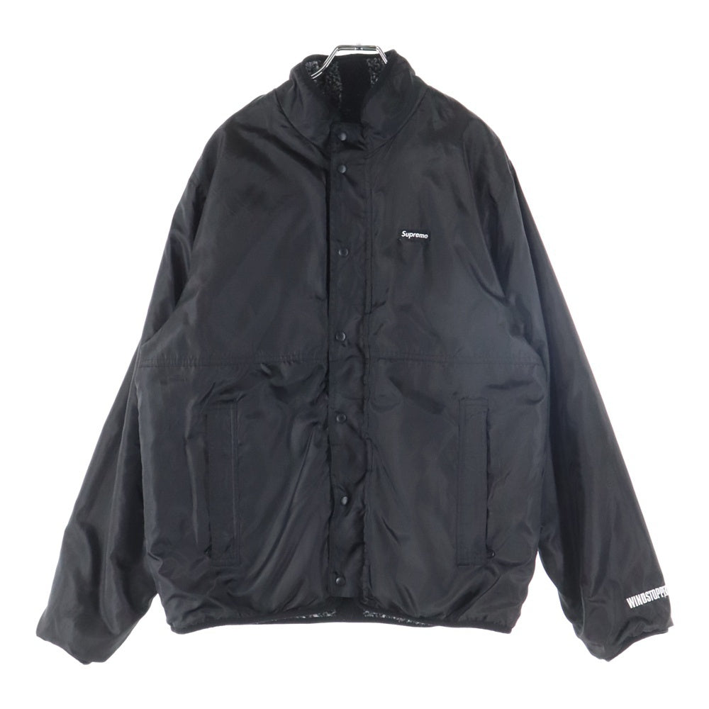 SUPREME(シュプリーム) 19AW Reversible Bandana Fleece Jacket リバーシブル バンダナ 総柄 フリース ジャケット ブラック