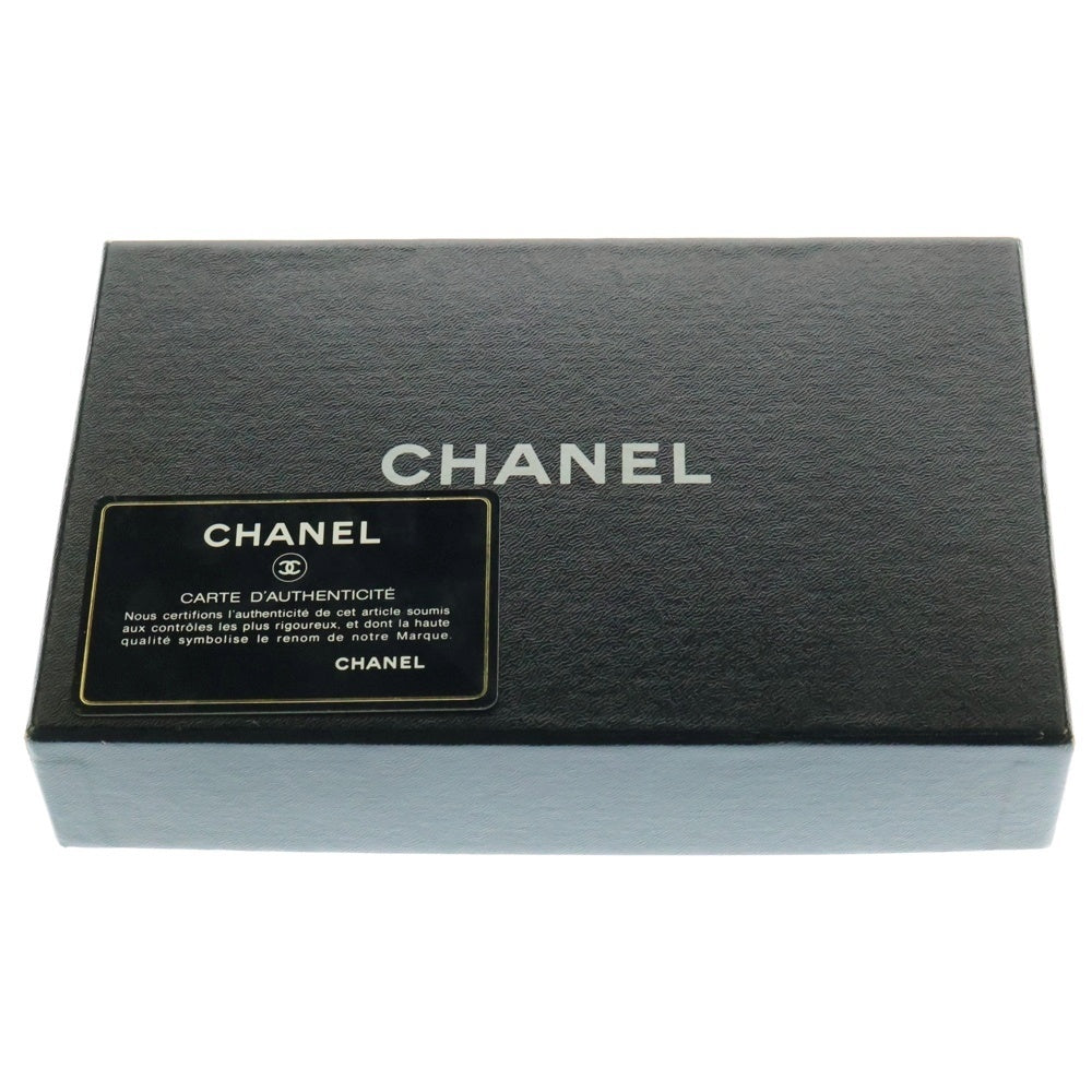 CHANEL(シャネル) ココボタン レザー 2つ折り長財布 ブラック 13番台 A20904