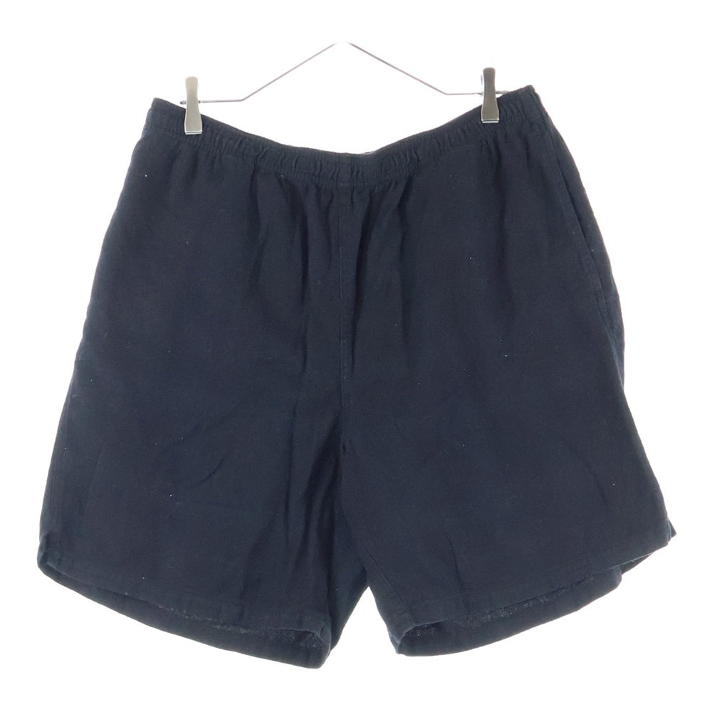 OUR LEGACY(アワーレガシー) ×STUSSY WORK SHOP LAGUNA SHORT ステューシー ワークショップ ラグナ コットンショーツ ハーフパンツ ブラック WS2254LO