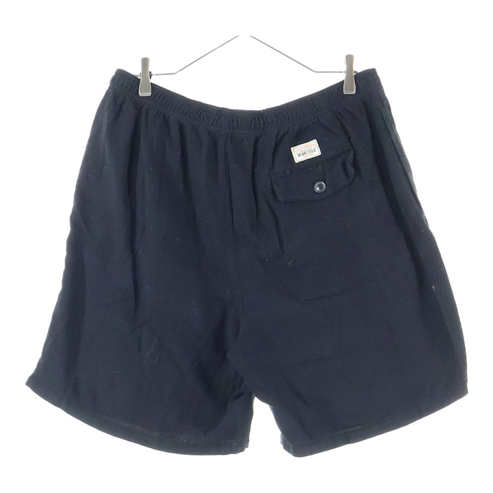 OUR LEGACY(アワーレガシー) ×STUSSY WORK SHOP LAGUNA SHORT ステューシー ワークショップ ラグナ コットンショーツ ハーフパンツ ブラック WS2254LO