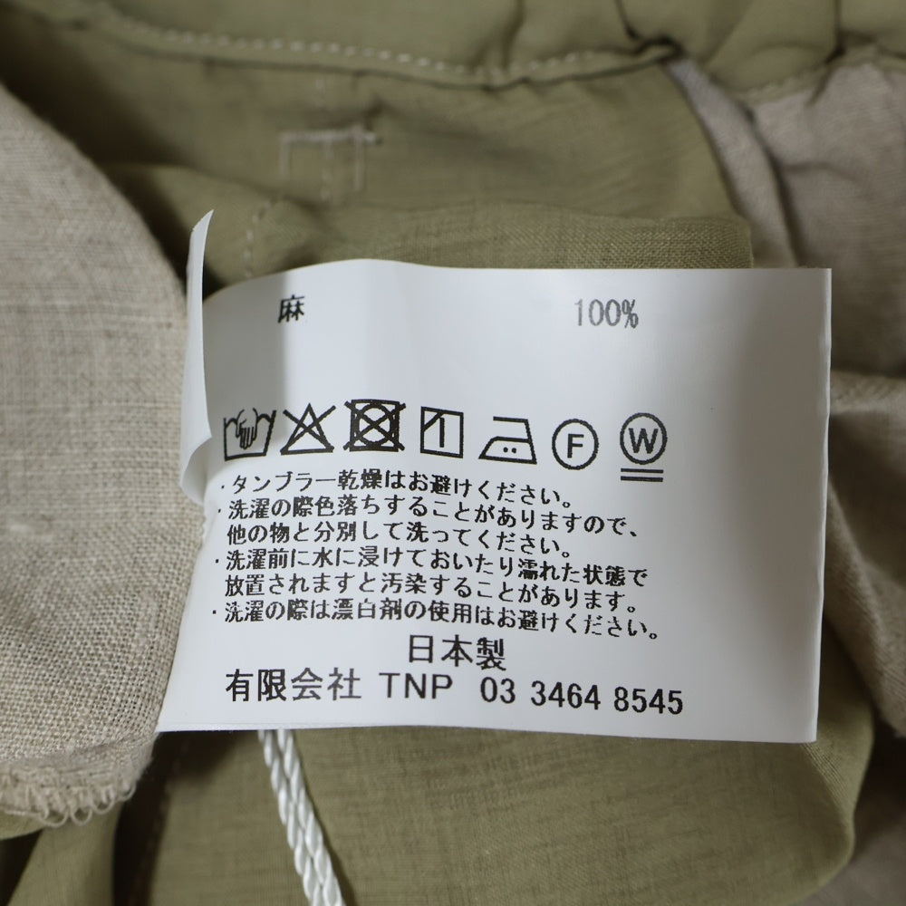 UNDERCOVER(アンダーカバー) 25SS ×nonnative ×GRAMICCI CLIMBER EASY PANTS LINEN ノンネイティブ グラミチ リネン クライマーイージーパンツ ベージュ NN-P4651