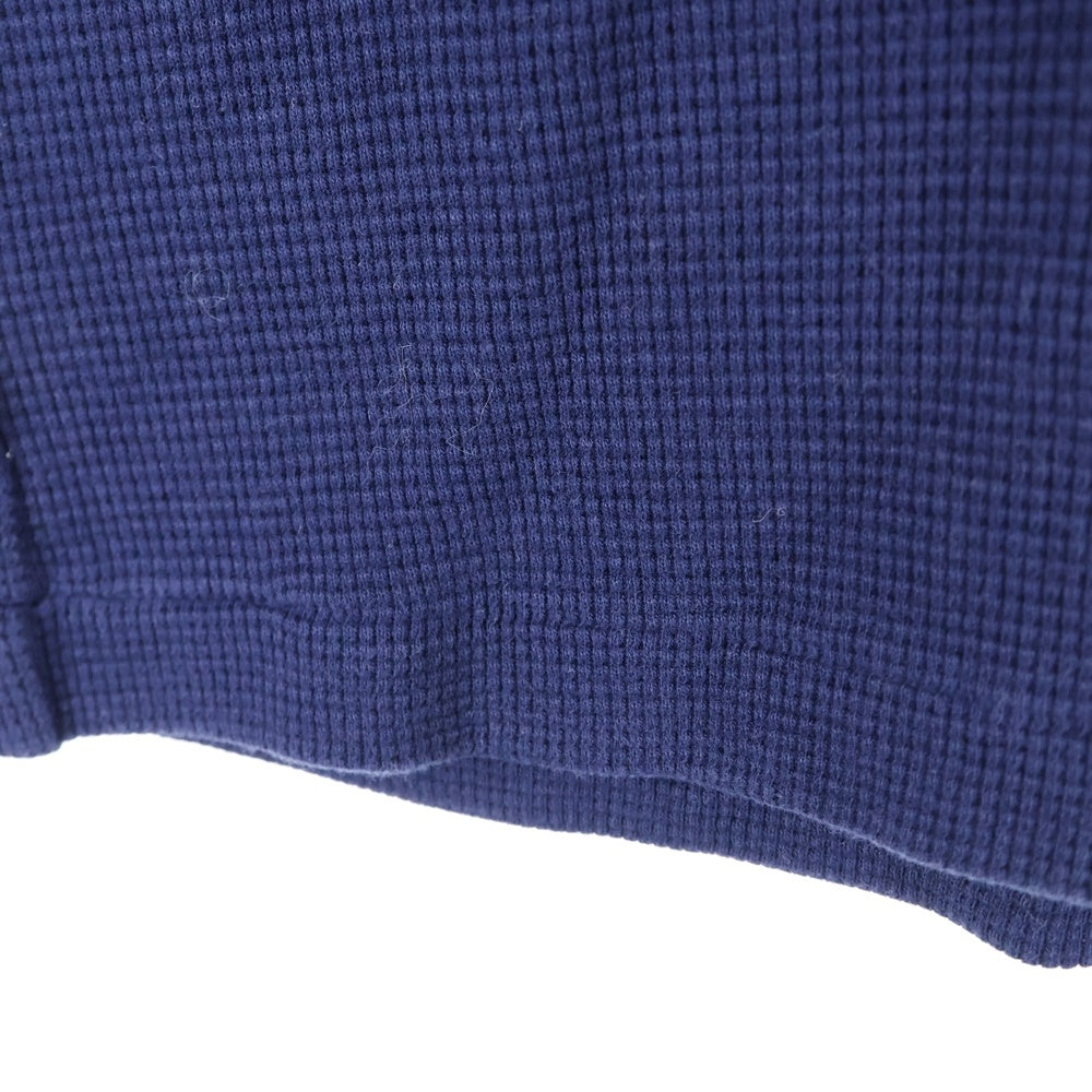 POLO RALPH LAUREN(ポロラルフローレン) ×PALACE Waffle Tee パレス スモールポニー刺繍 ワッフル クルーネック 半袖Tシャツ カットソー ネイビー