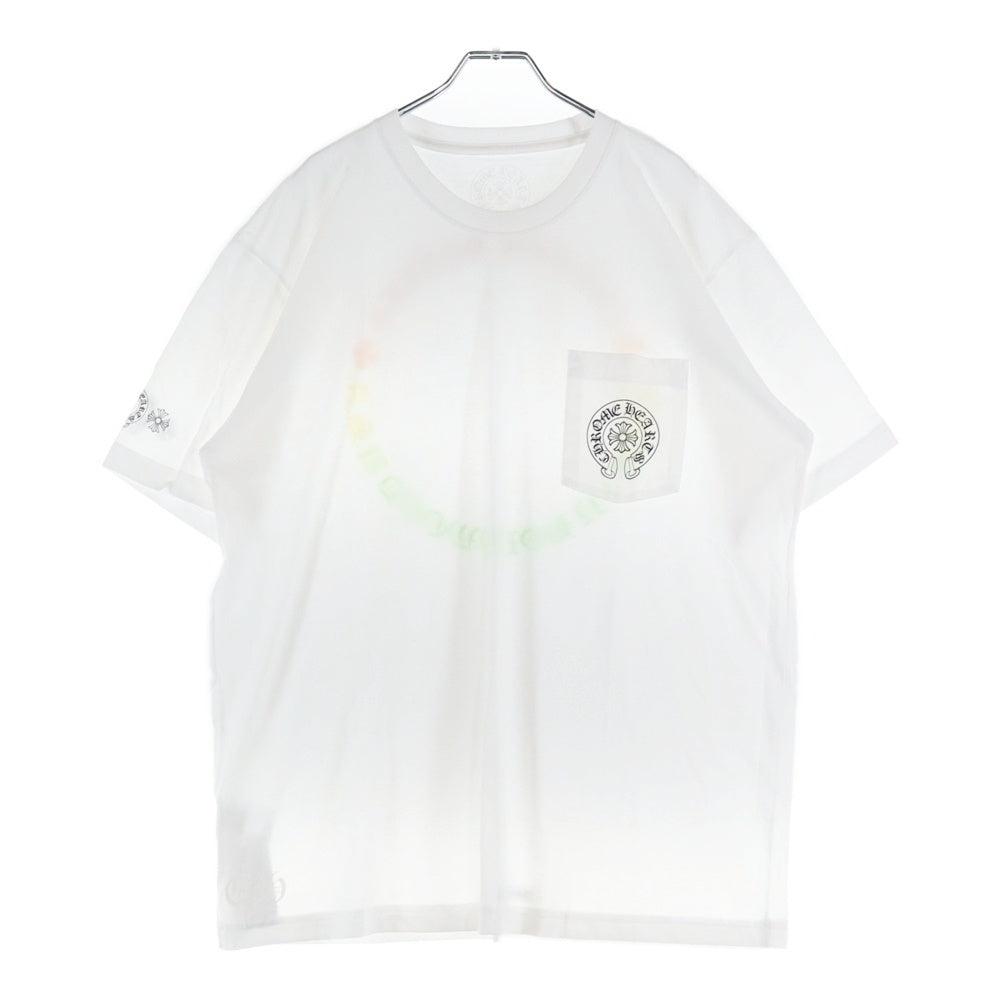 CHROME HEARTS(クロムハーツ) Back Grad Circle Logo Tee バックグラデーションサークルロゴTシャツ ホワイト