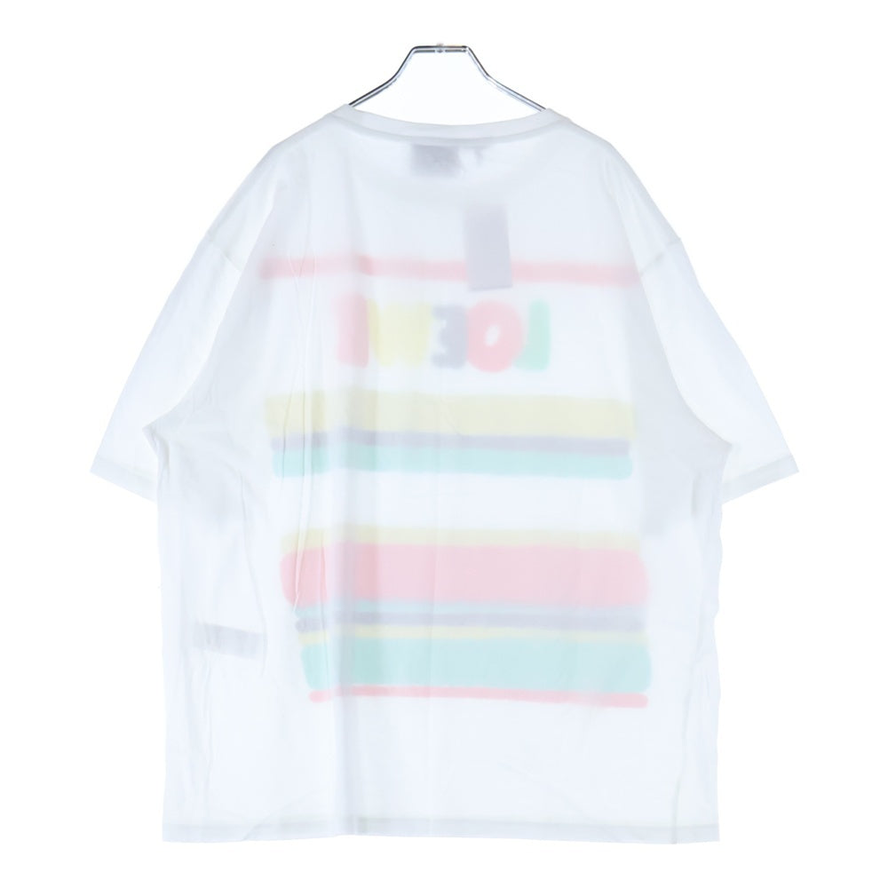 LOEWE(ロエベ) 23SS PAULA'S IBIZA ロゴプリント 半袖Tシャツ ホワイト H616Y22J12