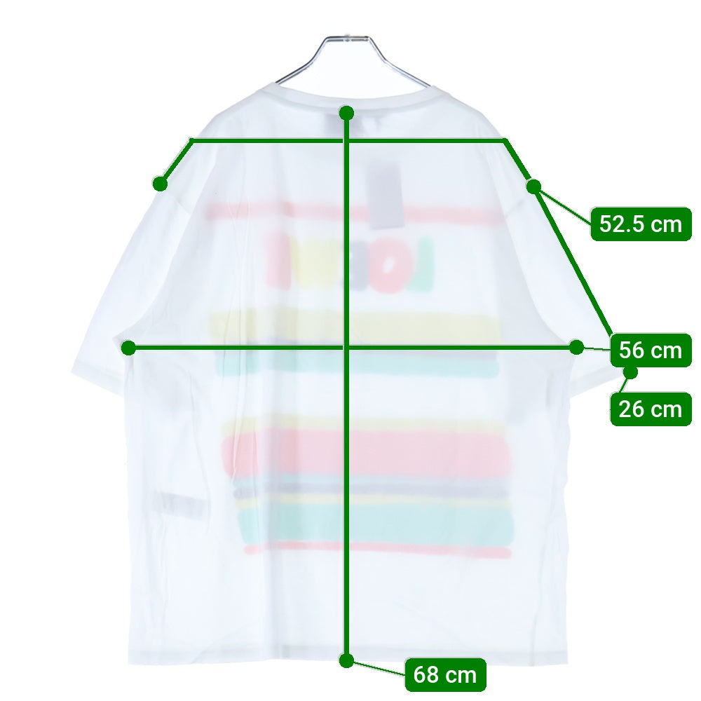 LOEWE(ロエベ) 23SS PAULA'S IBIZA ロゴプリント 半袖Tシャツ ホワイト H616Y22J12