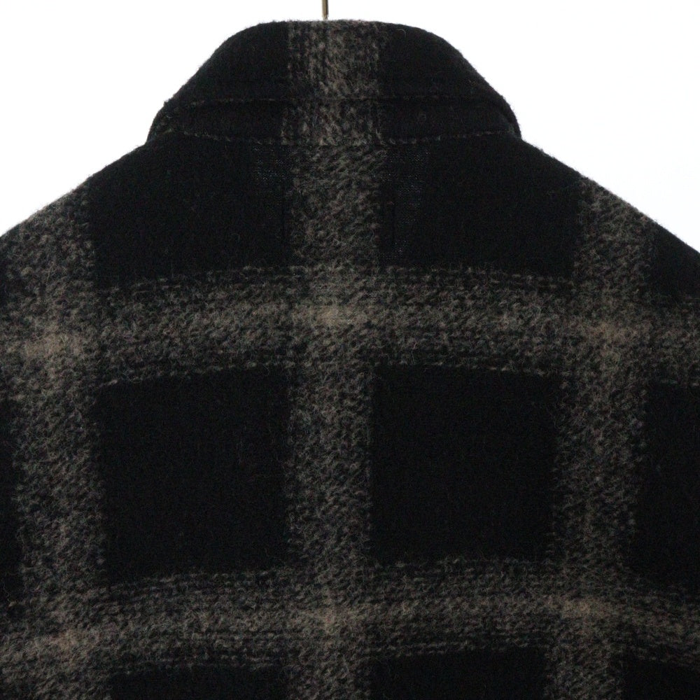 PENDLETON(ペンドルトン) ポリエステル チェック柄 マルチポケット メルトンジャケット ブラック 2575-0208