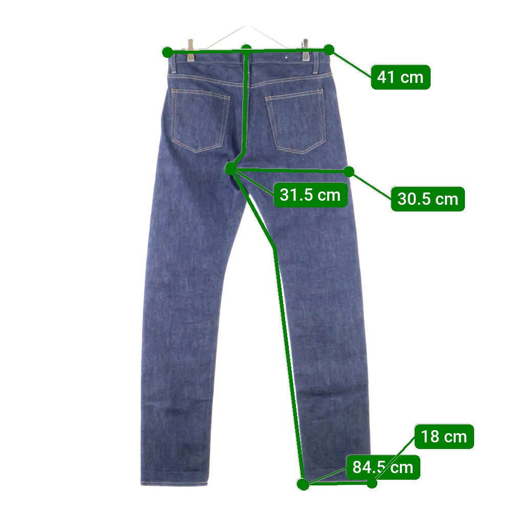 MINEDENIM(マインデニム) STANDARD SLIM STR 5POCKET RGD スタンダード スリム 5ポケット ボタンフライ デニムパンツ インディゴ FPKH101NST-80-332-7