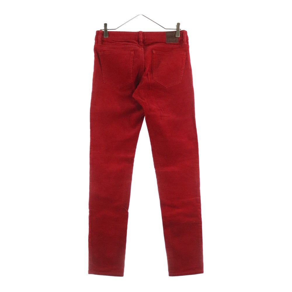 RALPH LAUREN SPORT(ラルフローレン スポーツ) レザーパッチ コーデュロイ テーパードパンツ レッド 1367149SFPC