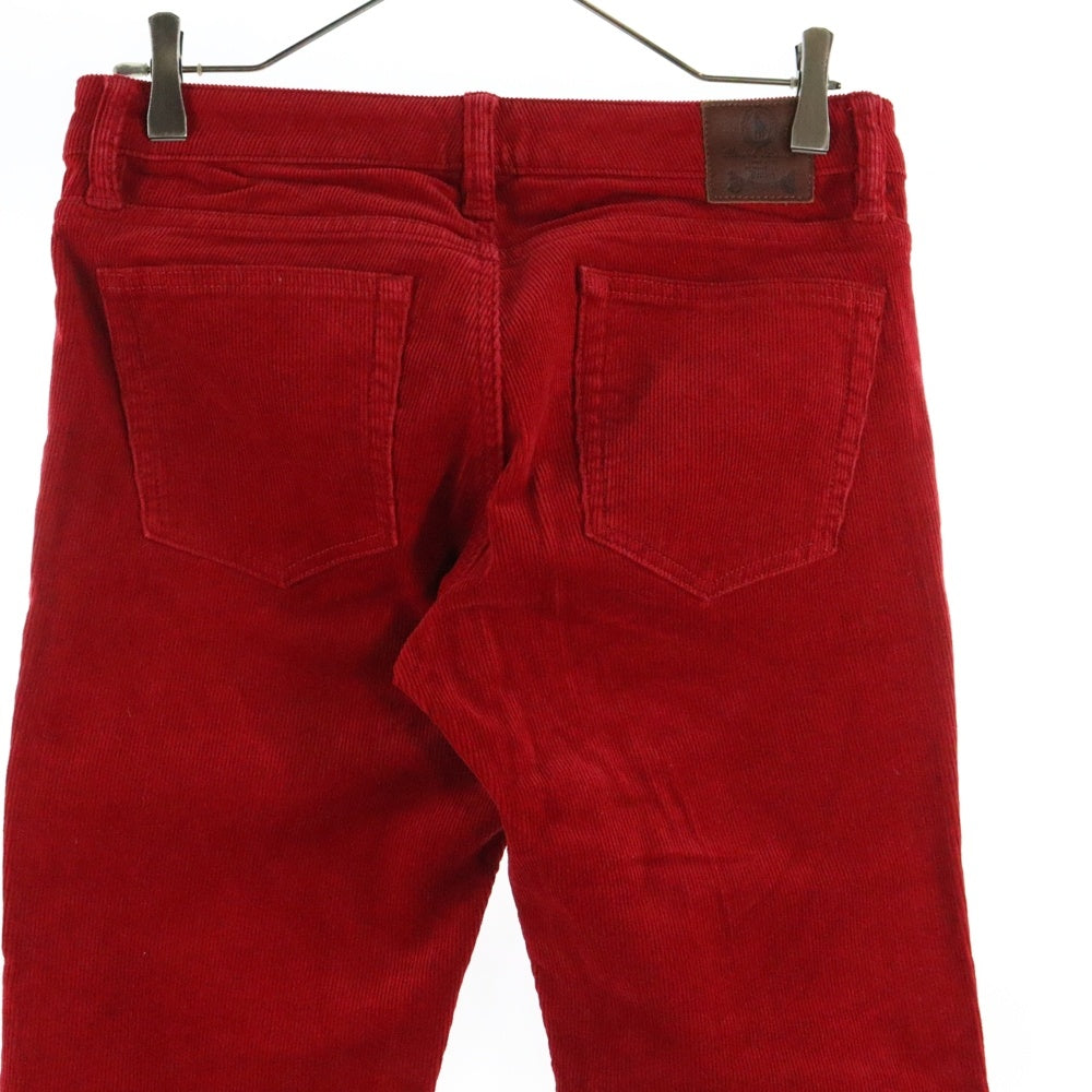 RALPH LAUREN SPORT(ラルフローレン スポーツ) レザーパッチ コーデュロイ テーパードパンツ レッド 1367149SFPC
