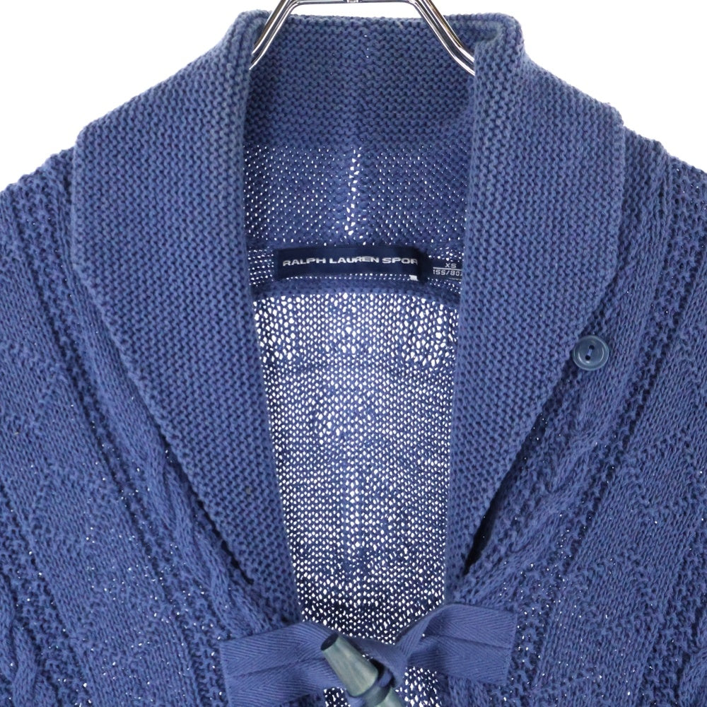 RALPH LAUREN SPORT(ラルフローレン スポーツ) ローゲージ トグルボダン ニットカーディガン ブルー 1864172LSSC
