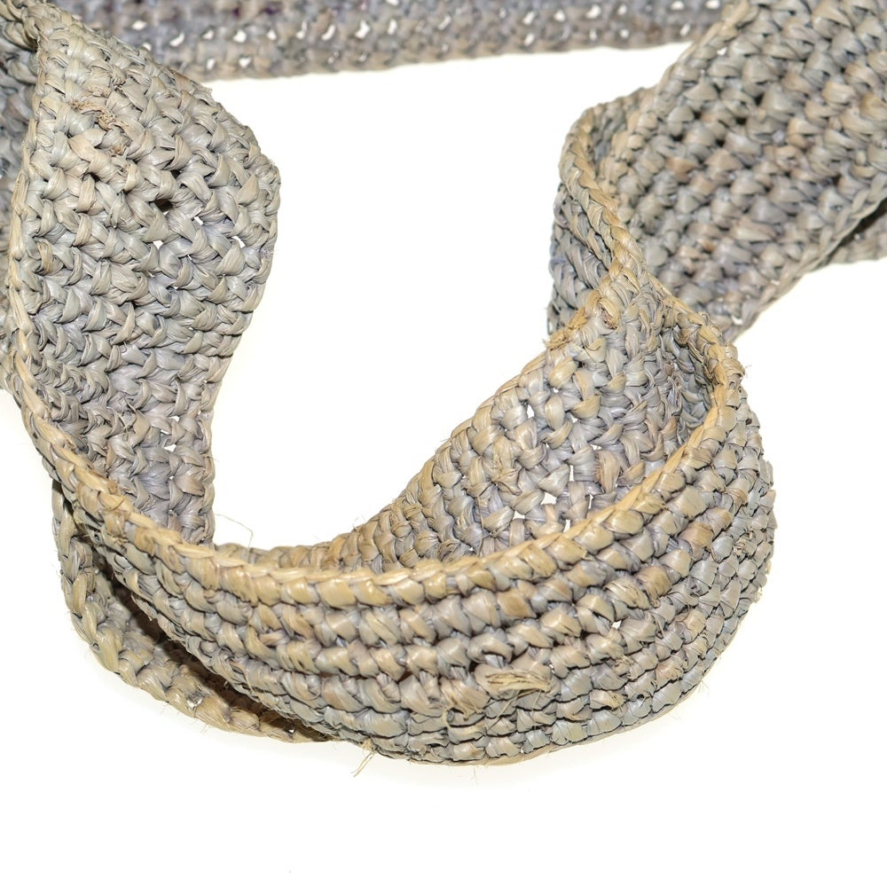 LOEWE(ロエベ) パウラズイビザ レインボー スリット ラフィア ショルダー トートバッグ マルチカラー