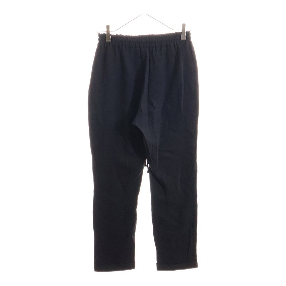 STELLA McCARTNEY(ステラマッカートニー) ゴールドジップ レーヨン ストレート スラックス トラウザー レディース ブラック