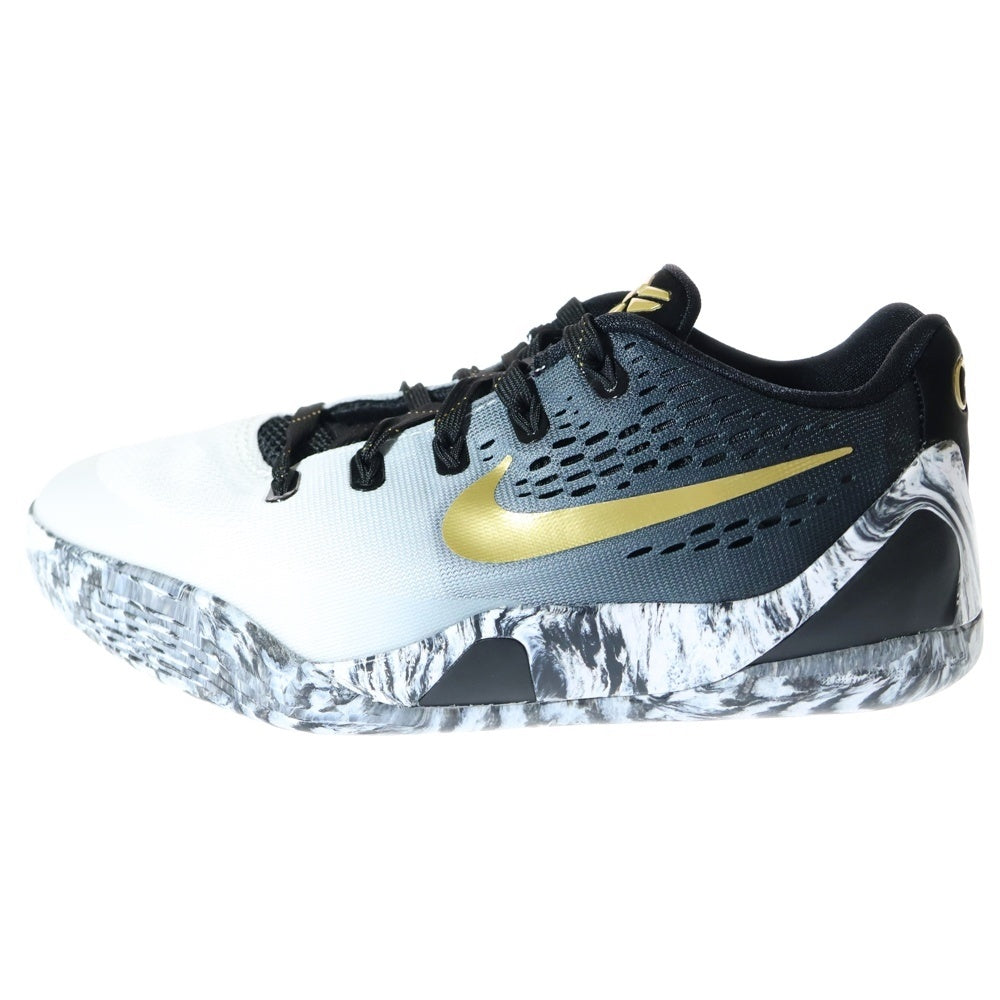 NIKE(ナイキ) GS KOBE9 EM LOW MAMBACITA コービー9 マンバシータ ローカットスニーカー ブラック/ホワイト/ゴールド US6.5Y/24.5cm FV3607-002