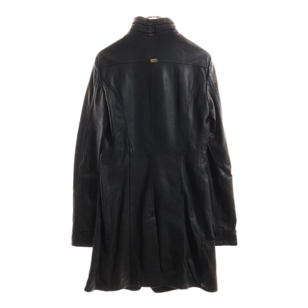 EMPORIO ARMANI(エンポリオアルマーニ) レザー ロングコート ブラック L05AU