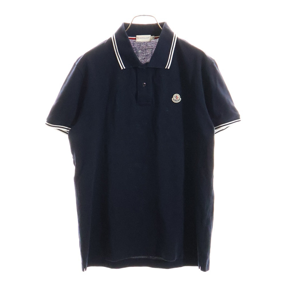 MONCLER(モンクレール) MAGLIA POLO MANICA CORTA マグリア ポロ マニカコルタ 半袖ポロシャツ ネイビー 510918304300