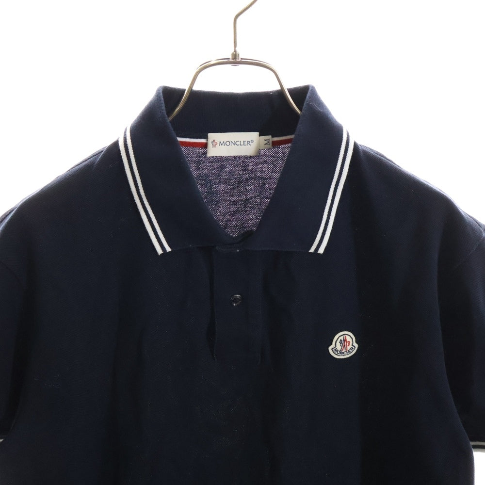 MONCLER(モンクレール) MAGLIA POLO MANICA CORTA マグリア ポロ マニカコルタ 半袖ポロシャツ ネイビー 510918304300