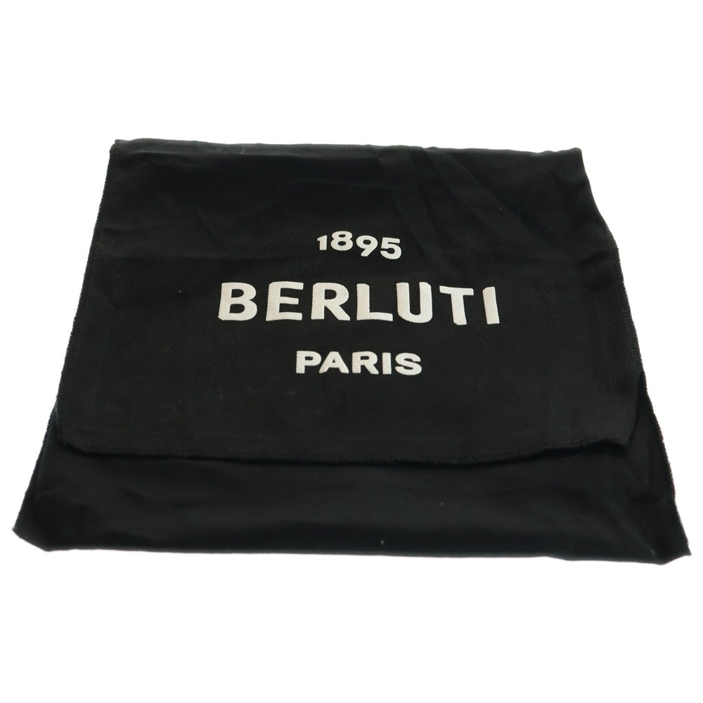 Berluti(ベルルッティ) パティーヌ スクリット カリグラフィ ルシオ レザー オールインワン クラッチバック ブラック