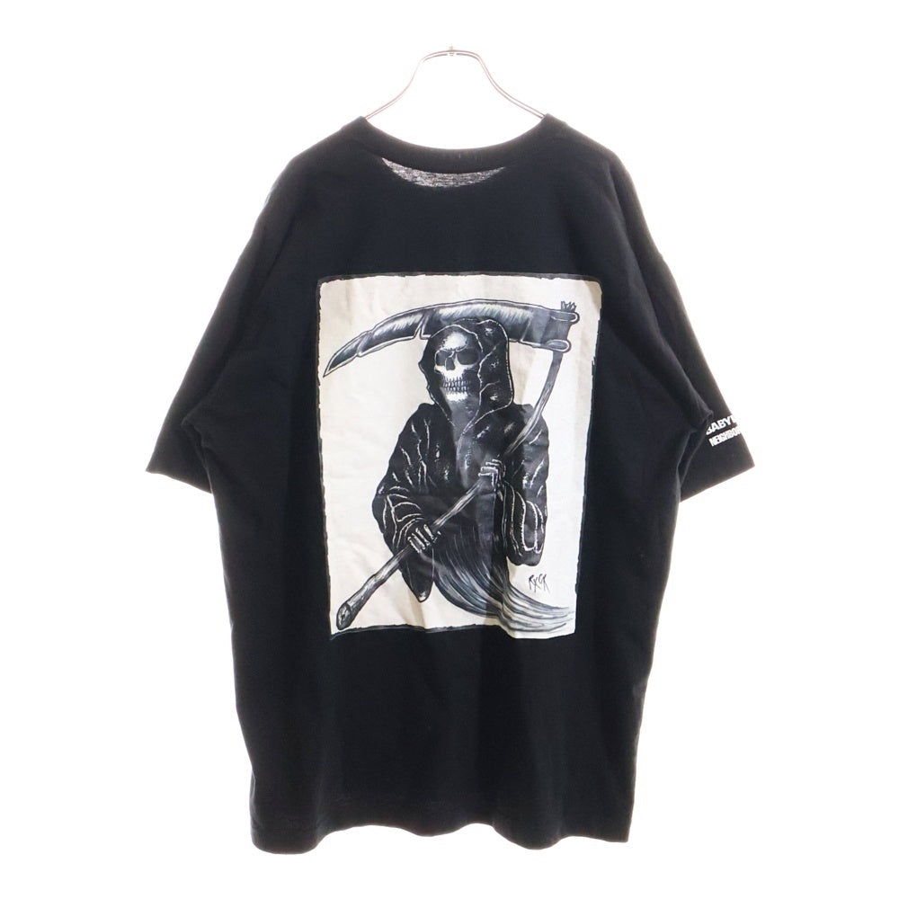 NEIGHBORHOOD(ネイバーフッド) ×BABYLON バビロン 両面プリント クルーネック半袖Tシャツ カットソー ブラック