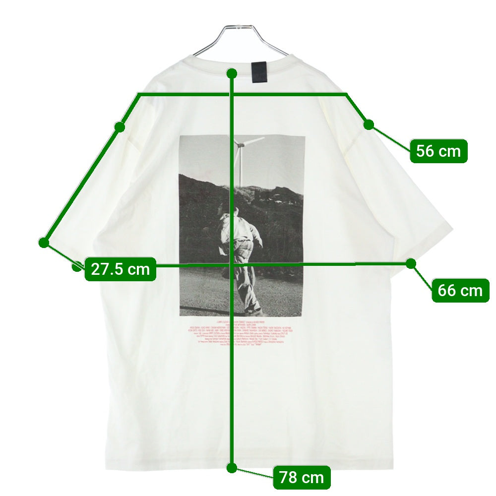 N.HOOLYWOOD(エヌハリウッド) COMPILE T-SHIRT コンパイル 両面プリント クルーネック半袖Tシャツ カットソー ホワイト 2244-CS01