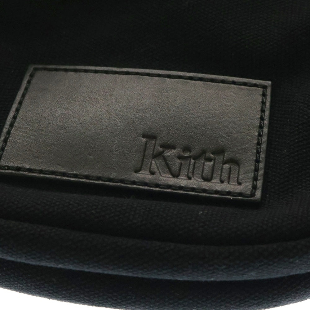 KITH(キス) Canvas Utility Crossbody キャンバス ユーティリティ クロスボディ ショルダーバッグ ブラック KHM040064