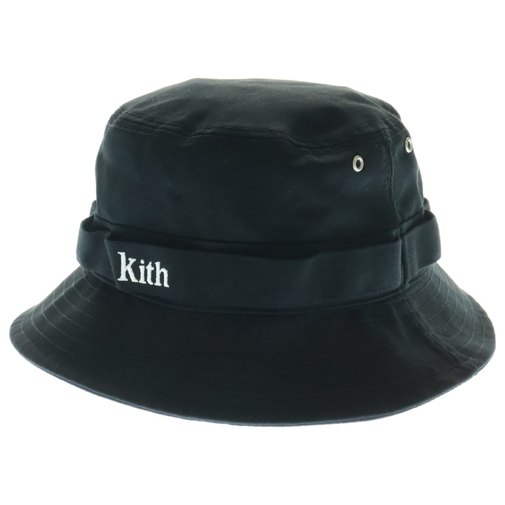 KITH(キス) Multi-Loop Serif Bucket Hat マルチループ セリフバケットハット 帽子 ブラック KHM050317