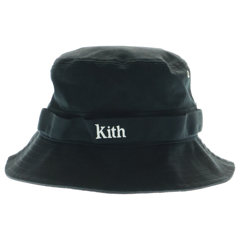 KITH(キス) Multi-Loop Serif Bucket Hat マルチループ セリフバケットハット 帽子 ブラック KHM050317