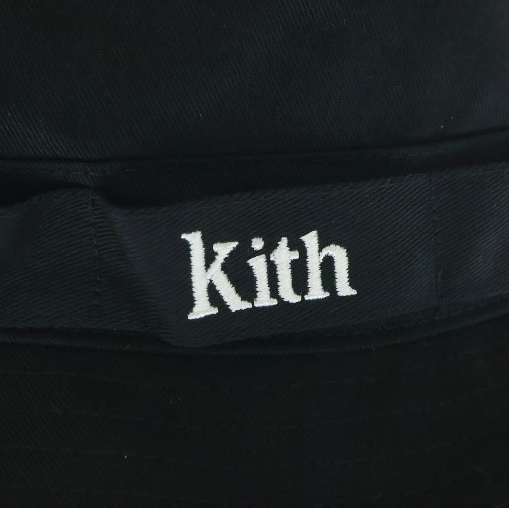 KITH(キス) Multi-Loop Serif Bucket Hat マルチループ セリフバケットハット 帽子 ブラック KHM050317
