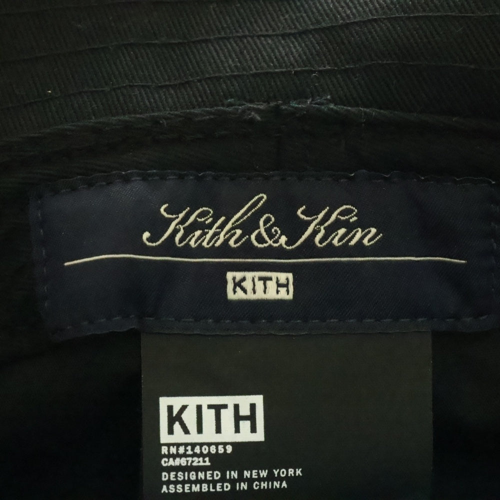 KITH(キス) Multi-Loop Serif Bucket Hat マルチループ セリフバケットハット 帽子 ブラック KHM050317