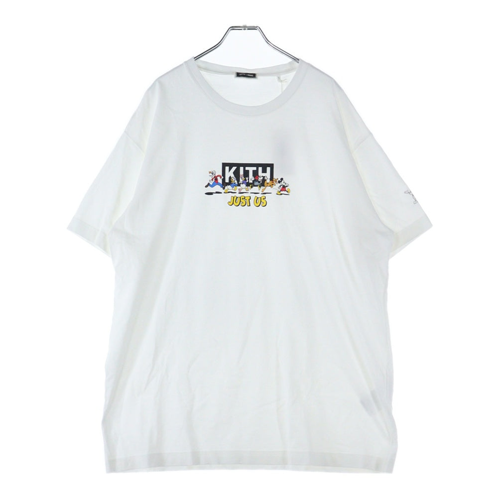 KITH(キス) ×Disney Mickey & Friends Family Portrait Tee ディズニー ミッキー フレンズ&ファミリー プリントTシャツ 半袖カットソー ホワイト KHM031729