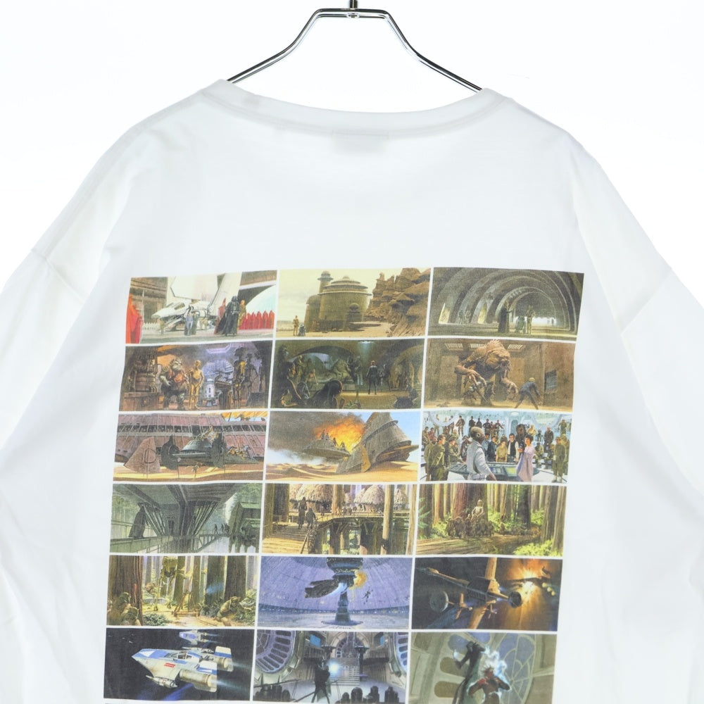 KITH(キス) ×STAR WARS Concept Tee スターウォーズ コンセプト プリントTシャツ 半袖カットソー ホワイト KHM031016