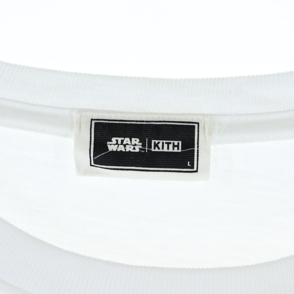KITH(キス) ×STAR WARS Concept Tee スターウォーズ コンセプト プリントTシャツ 半袖カットソー ホワイト KHM031016