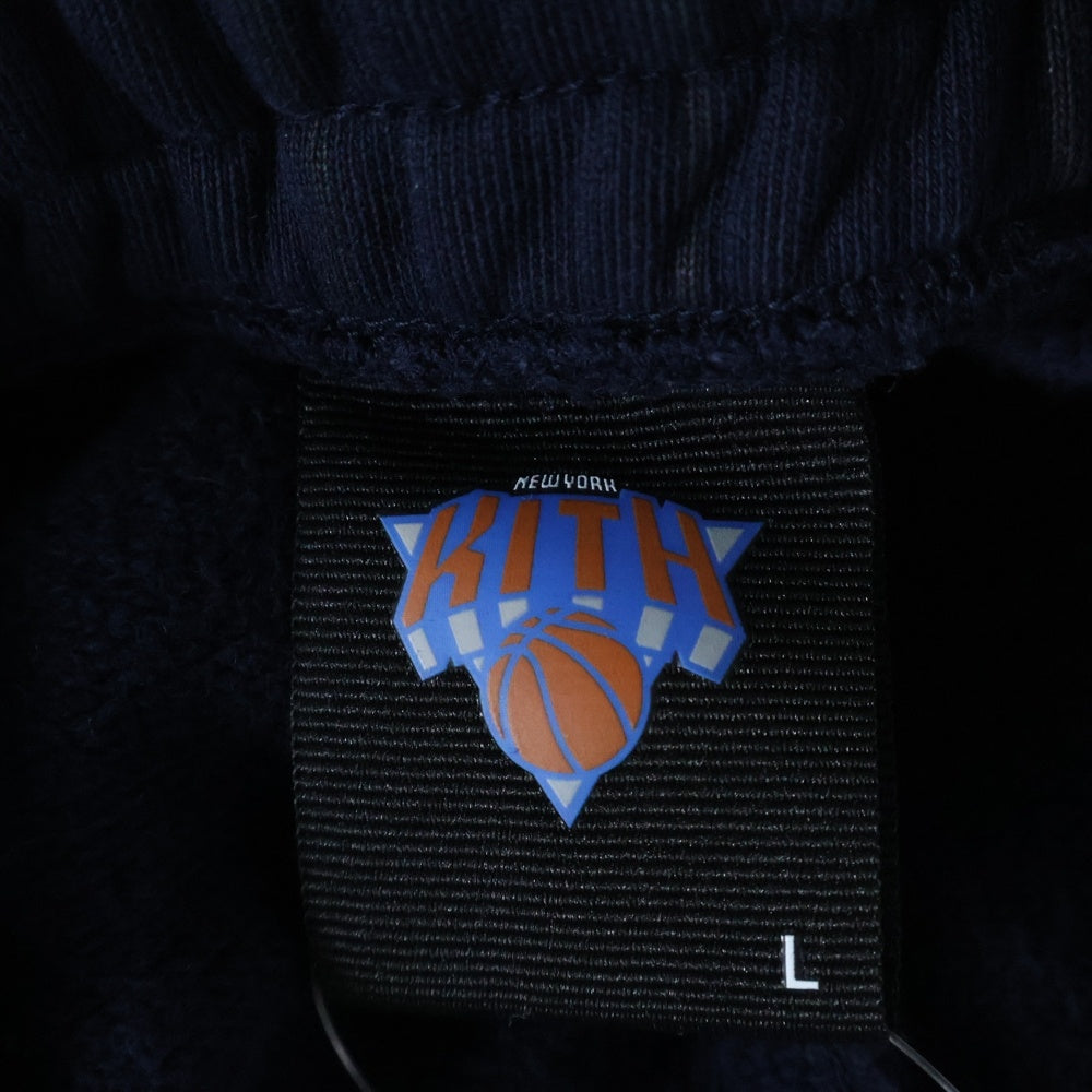 KITH(キス) New York Knicks NY Pinstripe Williams I Sweatpant ニューヨークニックス ピンストライプ ウィリアム スウェットパンツ ネイビー KHM060501