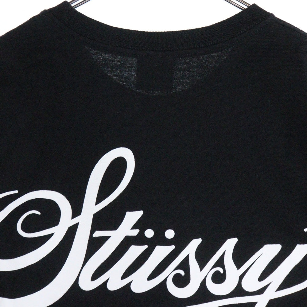 STUSSY(ステューシー) WORLD TOUR ワールドツアー プリントTシャツ 半袖カットソー ブラック