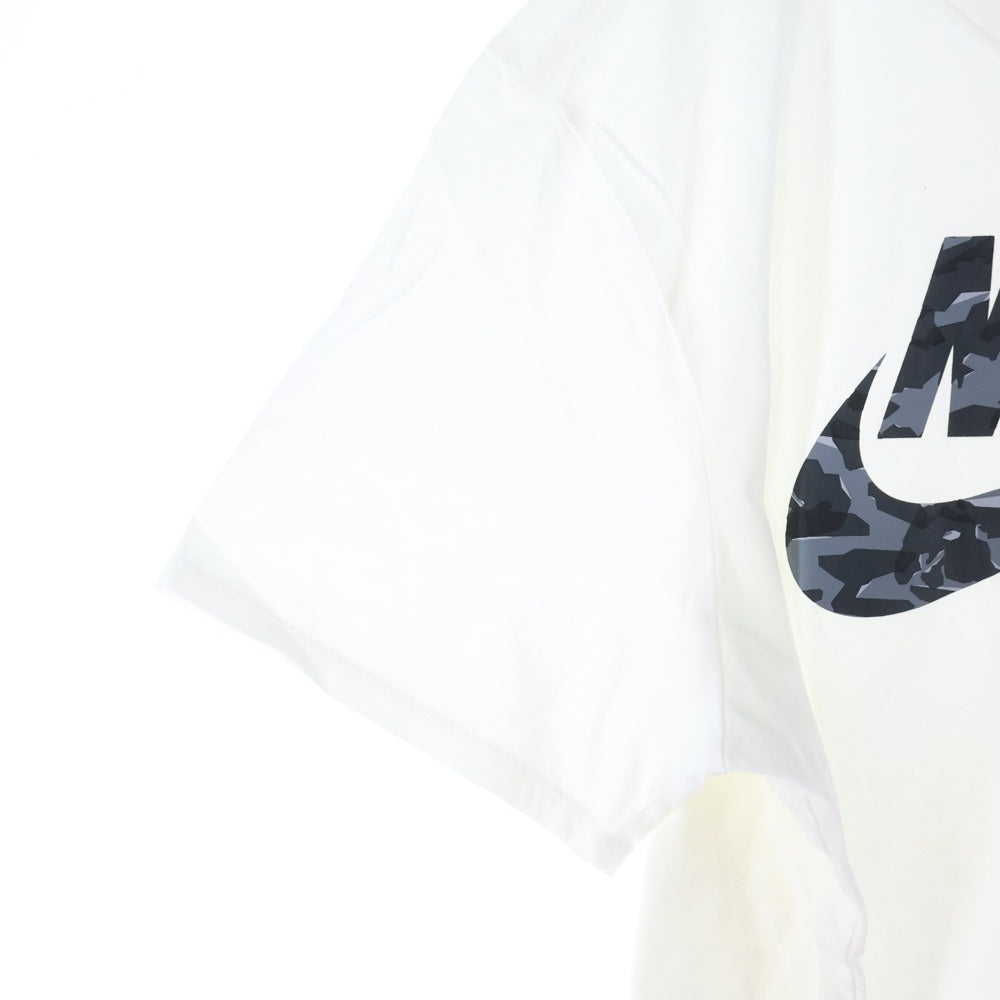 NIKE(ナイキ) CAMO PACK カモパック ロゴプリント Tシャツ 半袖カットソー ホワイト AJ6634-100